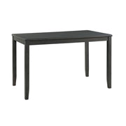 Alex Grey 60" 7PC Counter Set (Grey Table with Black PU Seat) - Ornate Home
