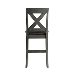 Alex Grey/Black Counter Side Chair (Set of 2) - Ornate Home