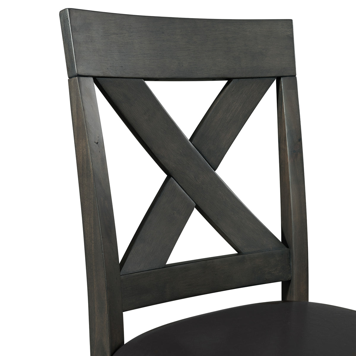 Alex Grey/Black Counter Side Chair (Set of 2) - Ornate Home