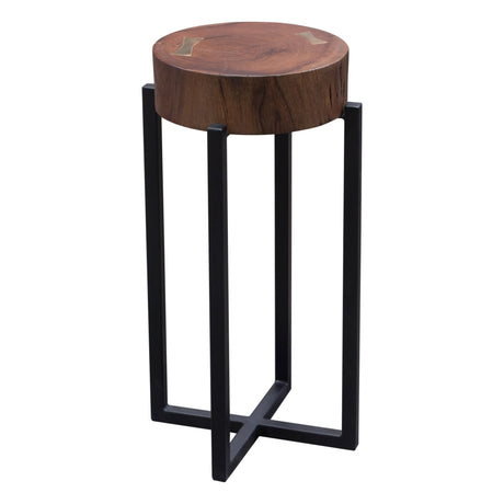 Alex Walnut Accent Table - Ornate Home