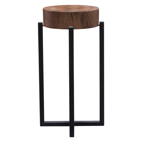 Alex Walnut Accent Table - Ornate Home