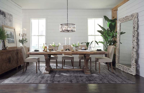 Alexander Brown Dining Table - Ornate Home