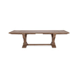 Alexander Distressed Brown Extendable Dining Table - Ornate Home