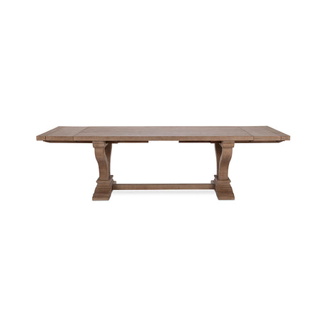 Alexander Distressed Brown Extendable Dining Table - Ornate Home