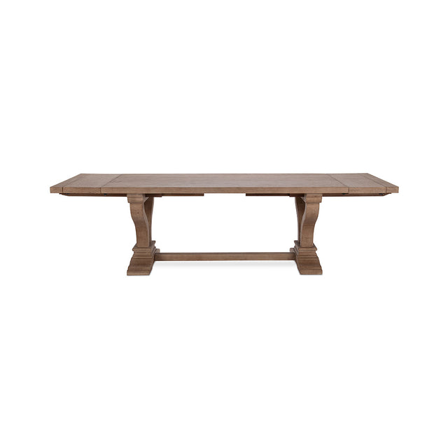 Alexander Distressed Brown Extendable Dining Table - Ornate Home