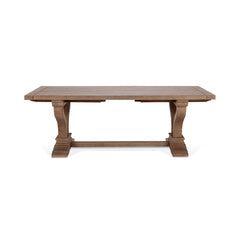 Alexander Distressed Brown Extendable Dining Table - Ornate Home