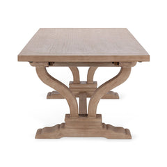 Alexander Distressed Brown Extendable Dining Table - Ornate Home