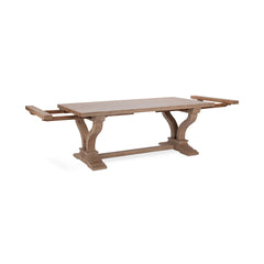 Alexander Distressed Brown Extendable Dining Table - Ornate Home