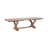 Alexander Distressed Brown Extendable Dining Table - Ornate Home