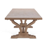 Alexander Distressed Brown Extendable Dining Table - Ornate Home