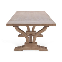 Alexander Distressed Brown Extendable Dining Table - Ornate Home