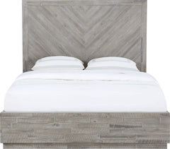 Alexandra Rustic Latte California King Solid Wood Storage Bed - Ornate Home