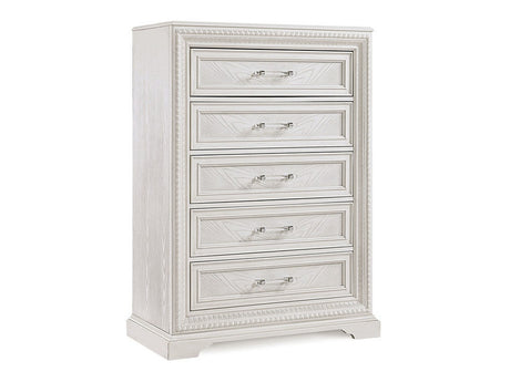 Alexandria Antique White Chest - Ornate Home