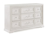 Alexandria Antique White Dresser - Ornate Home