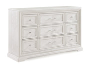 Alexandria Antique White Dresser - Ornate Home
