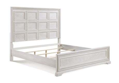 Alexandria Antique White Panel Bedroom Set - Ornate Home
