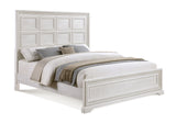 Alexandria Antique White Panel Bedroom Set - Ornate Home