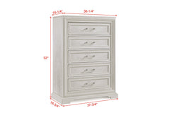 Alexandria Whitewash Chest - Ornate Home