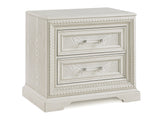 Alexandria Whitewash Nightstand - Ornate Home