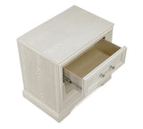 Alexandria Whitewash Nightstand - Ornate Home