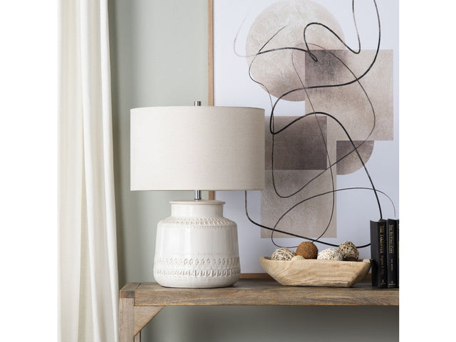 Alexis Beige Table Lamp - Ornate Home