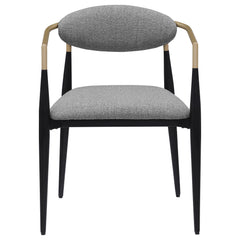 Alexis Grey Arm Chair (Set of 2) - Ornate Home