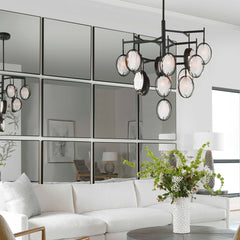 Alexo Black Square Mirror - Ornate Home