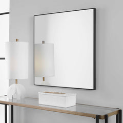 Alexo Black Square Mirror - Ornate Home