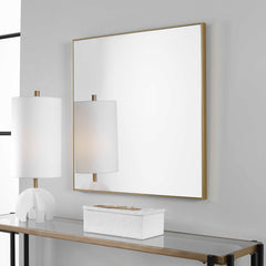 Alexo Gold Square Mirror - Ornate Home