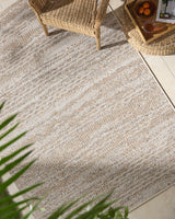 Alezae Beige Outdoor Area Rug - Ornate Home
