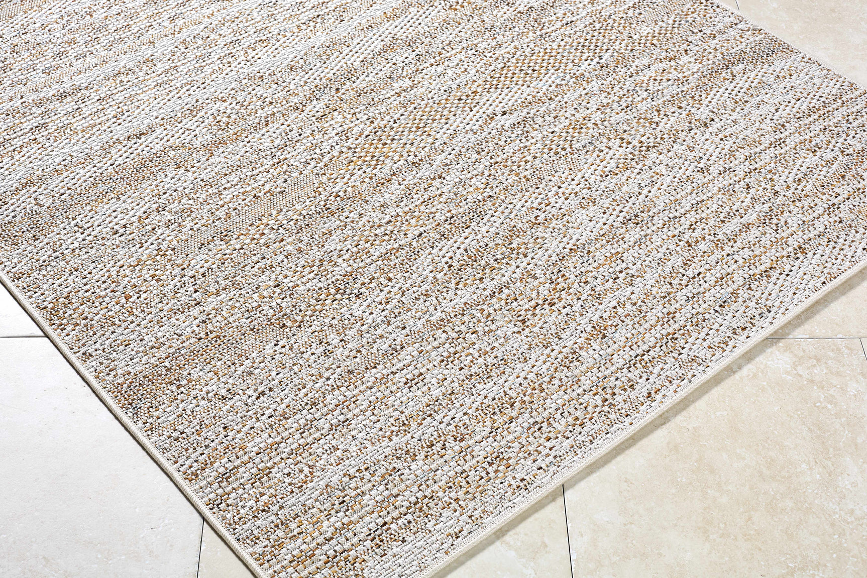 Alezae Beige Outdoor Area Rug - Ornate Home