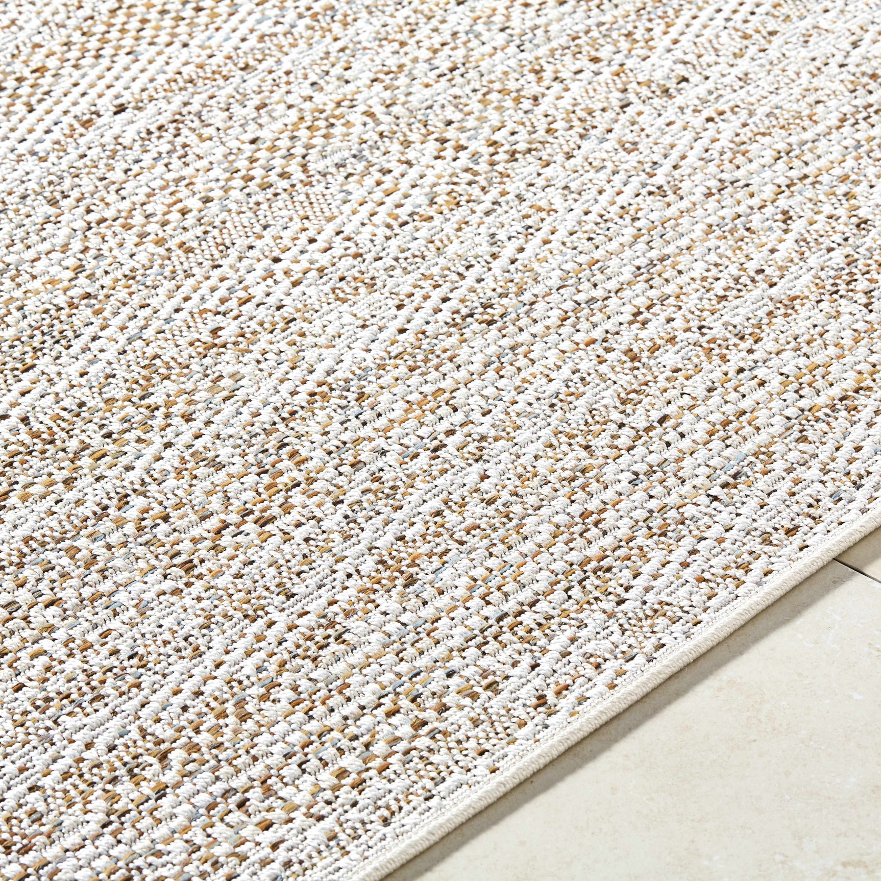 Alezae Beige Outdoor Area Rug - Ornate Home