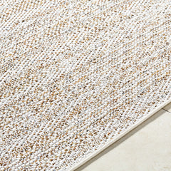 Alezae Beige Outdoor Area Rug - Ornate Home