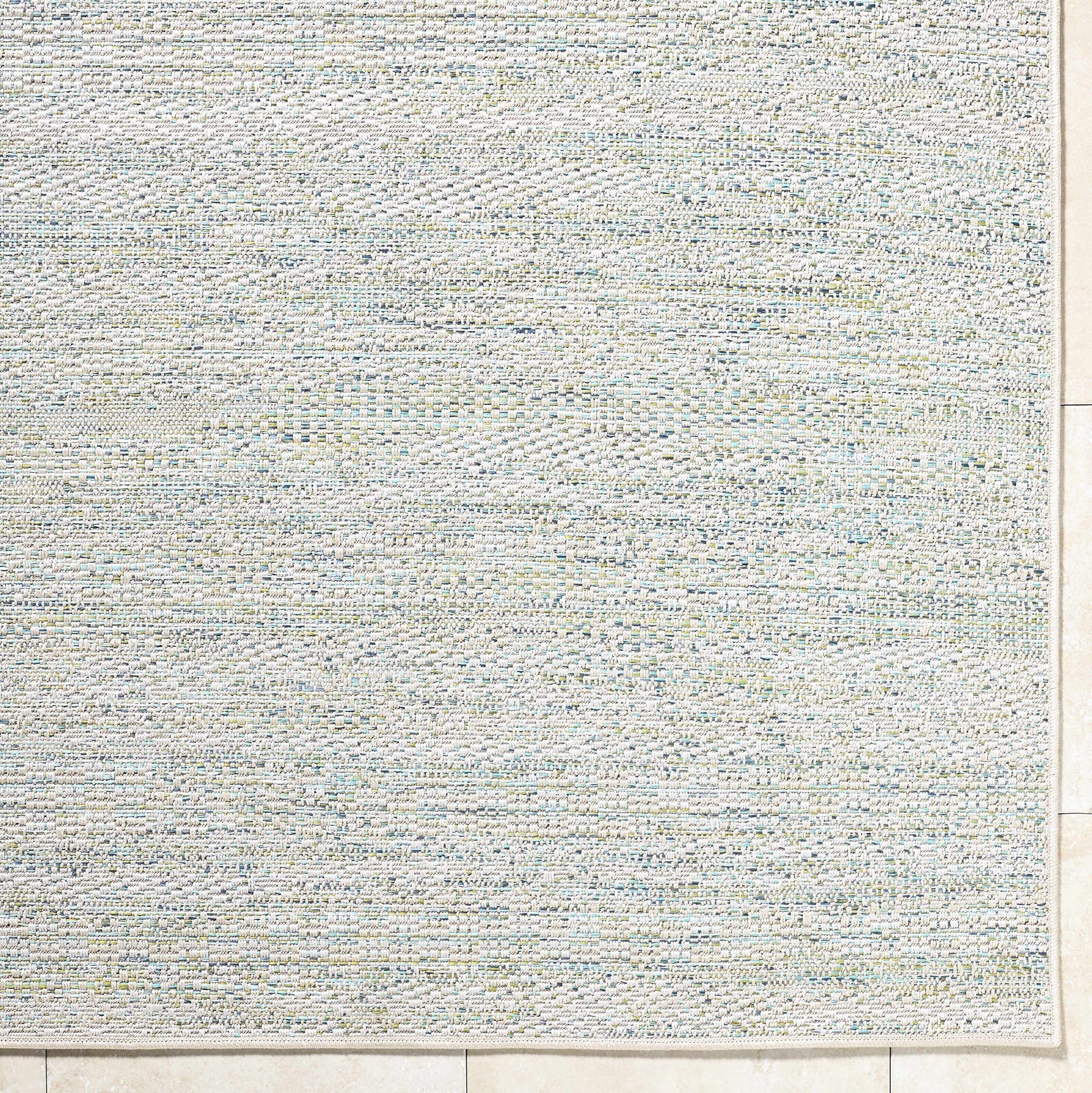 Alezae Ivory Outdoor Area Rug - Ornate Home