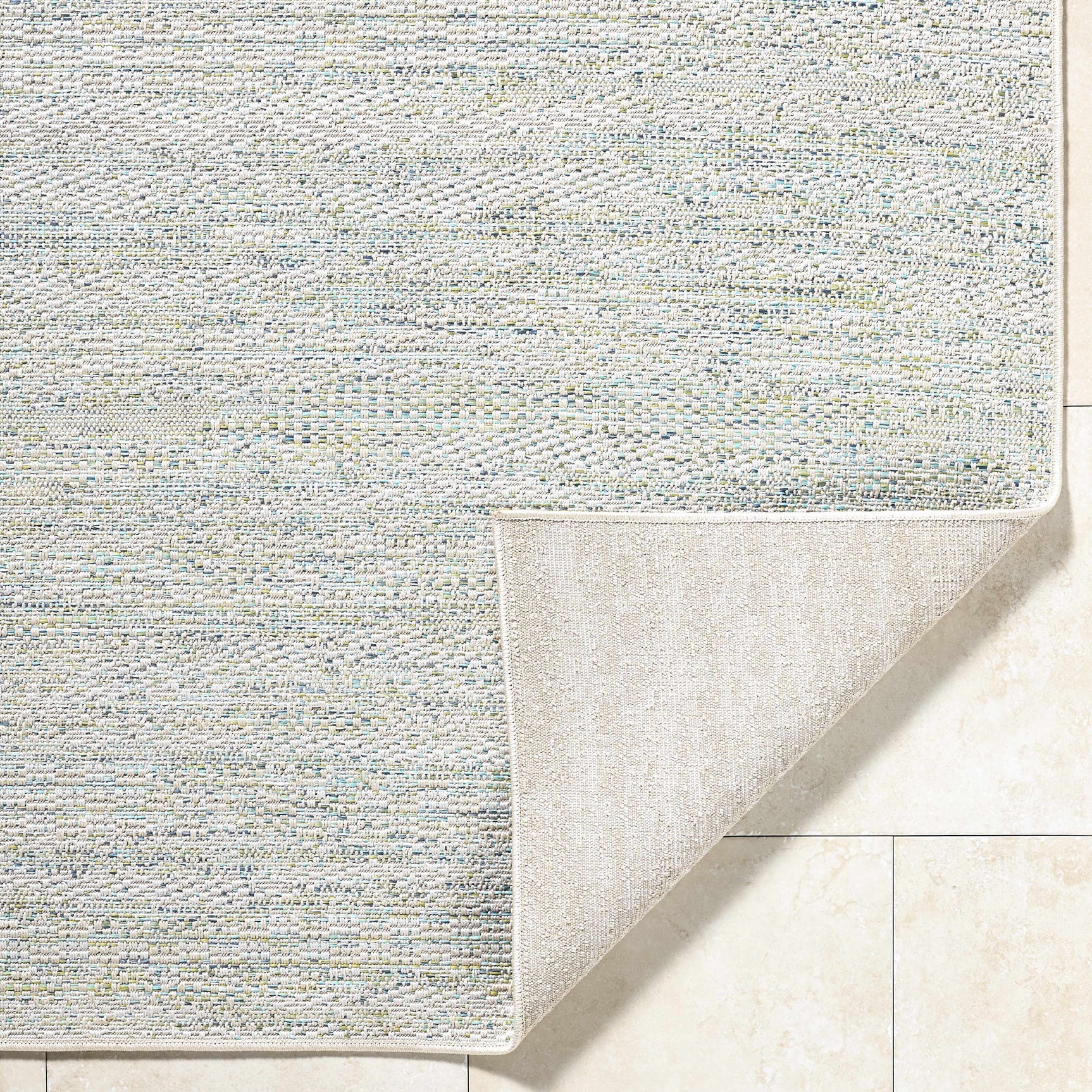 Alezae Ivory Outdoor Area Rug - Ornate Home