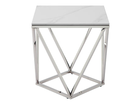 Alfeo Silver End Table - Ornate Home