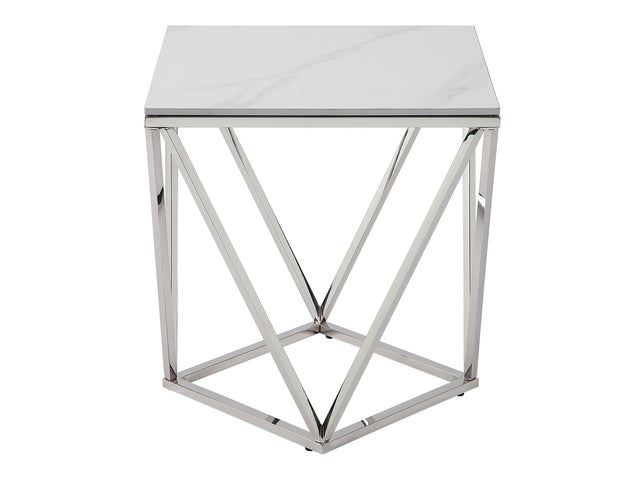 Alfeo Silver End Table - Ornate Home