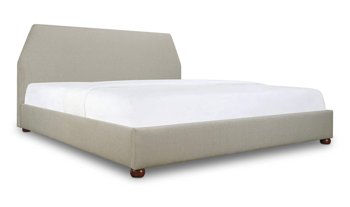 Alfie Green Stripe King Storage Bed - Ornate Home