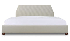 Alfie Green Stripe Queen Storage Bed - Ornate Home