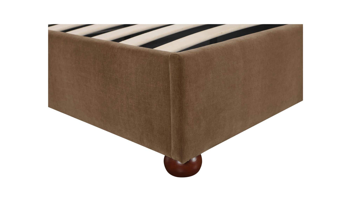 Alfie Light Brown Queen Storage Bed - Ornate Home
