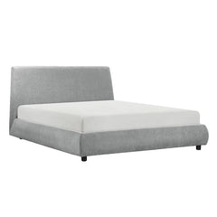 Alford Gray California King Platform Bed - Ornate Home