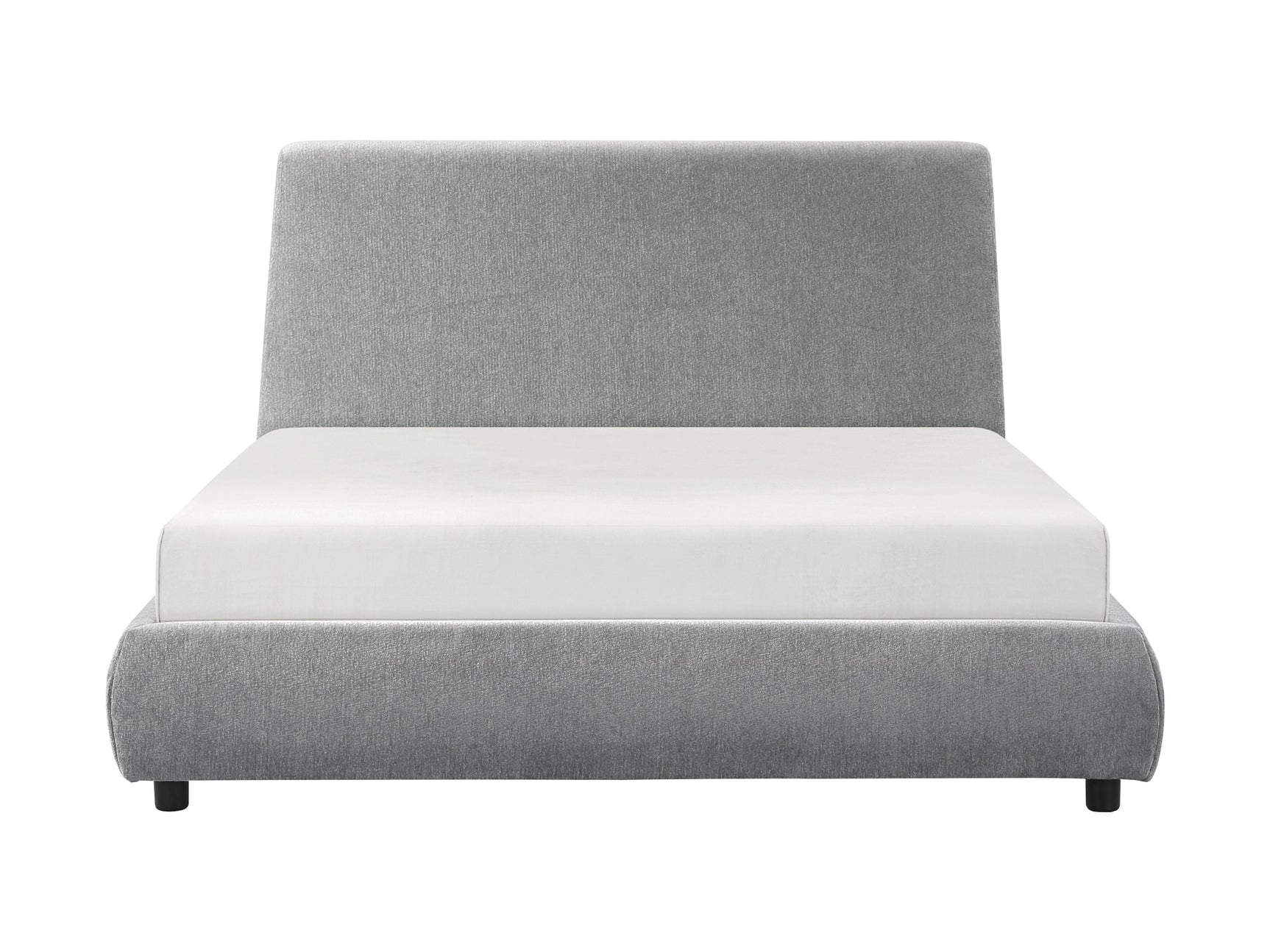 Alford Gray Eastern King Platform Bed - Ornate Home