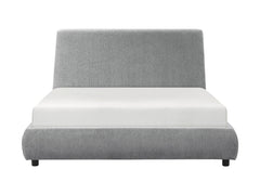 Alford Gray Eastern King Platform Bed - Ornate Home