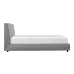 Alford Gray Eastern King Platform Bed - Ornate Home