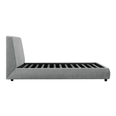 Alford Gray Eastern King Platform Bed - Ornate Home
