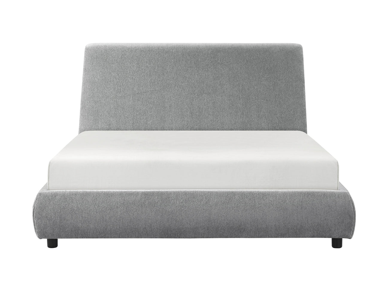 Alford Gray Queen Platform Bed - Ornate Home