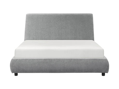Alford Gray Queen Platform Bed - Ornate Home