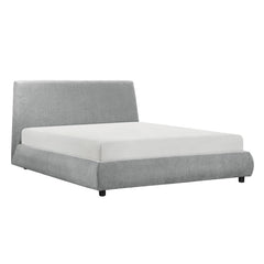 Alford Gray Queen Platform Bed - Ornate Home