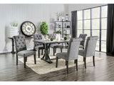 Alfred Antique Black 7 Pc. Dining Room Set - Ornate Home
