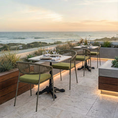 Alfresco Gray Outdoor Dining Table - Ornate Home